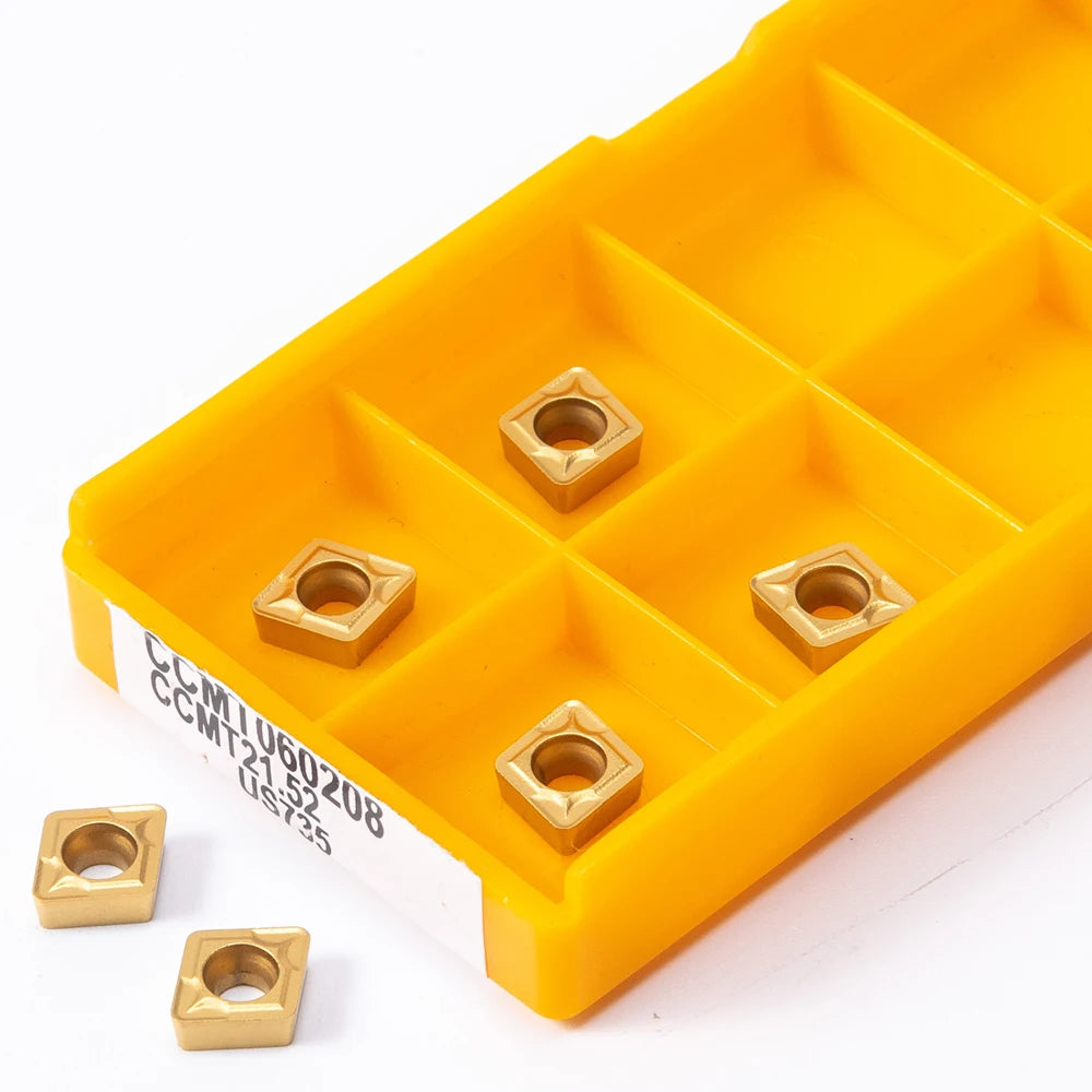 CCMT060204 CCMT060208 CCMT09T304 CCMT09T308 VP15TF/US735/UE6020 Carbide Insert Wood Turning Blade For Lathe Milling Lathe Tool
