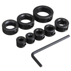 1Pcs 3-16mm Bit Positioner Drill Depth Stop Ring Woodworking Drill Bit Limiter Free Small Wrench Woodworking Tools