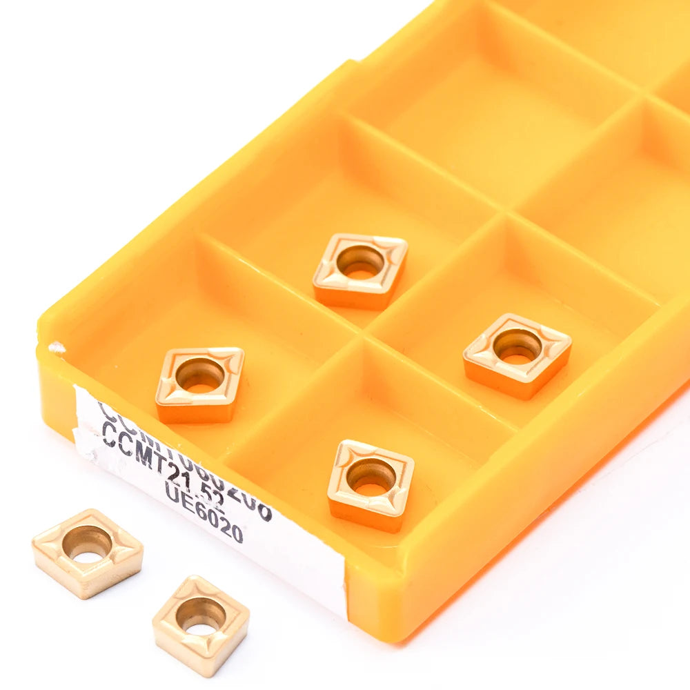 CCMT060204 CCMT060208 CCMT09T304 CCMT09T308 VP15TF/US735/UE6020 Carbide Insert Wood Turning Blade For Lathe Milling Lathe Tool