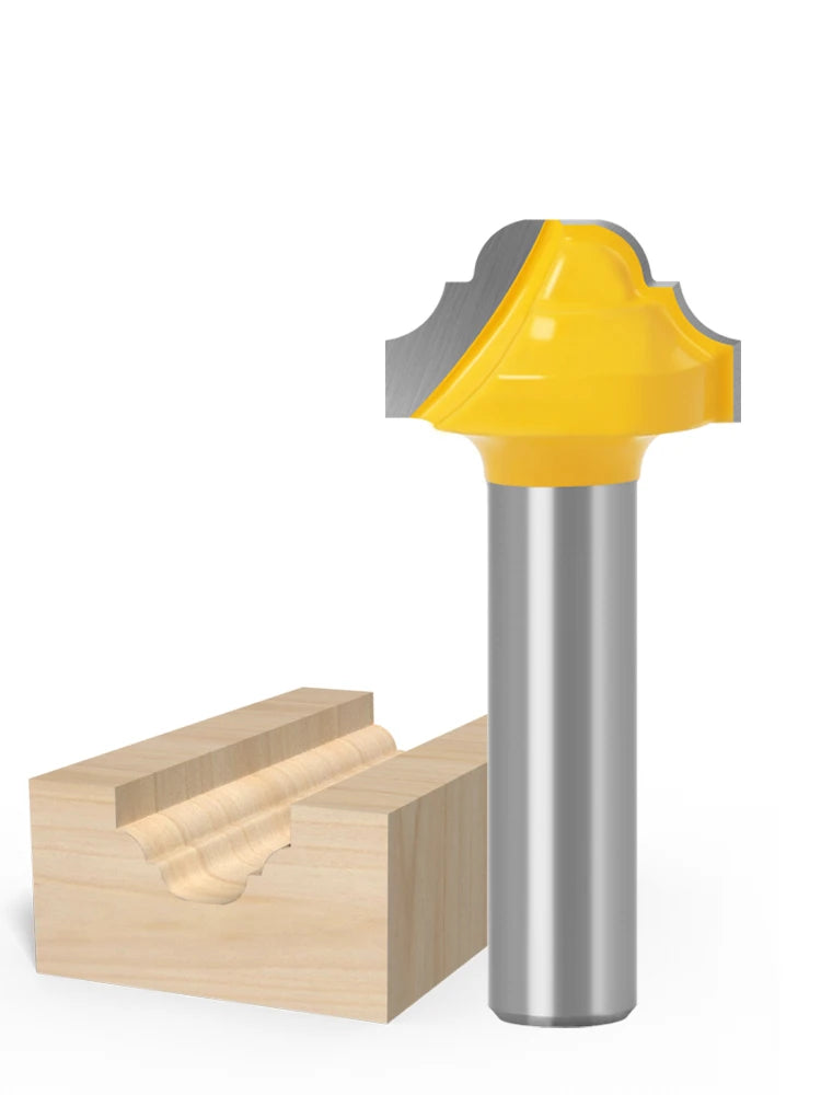 8mm Shank Router Bit 19" Classical Bit Without Bearing - 8" Shank