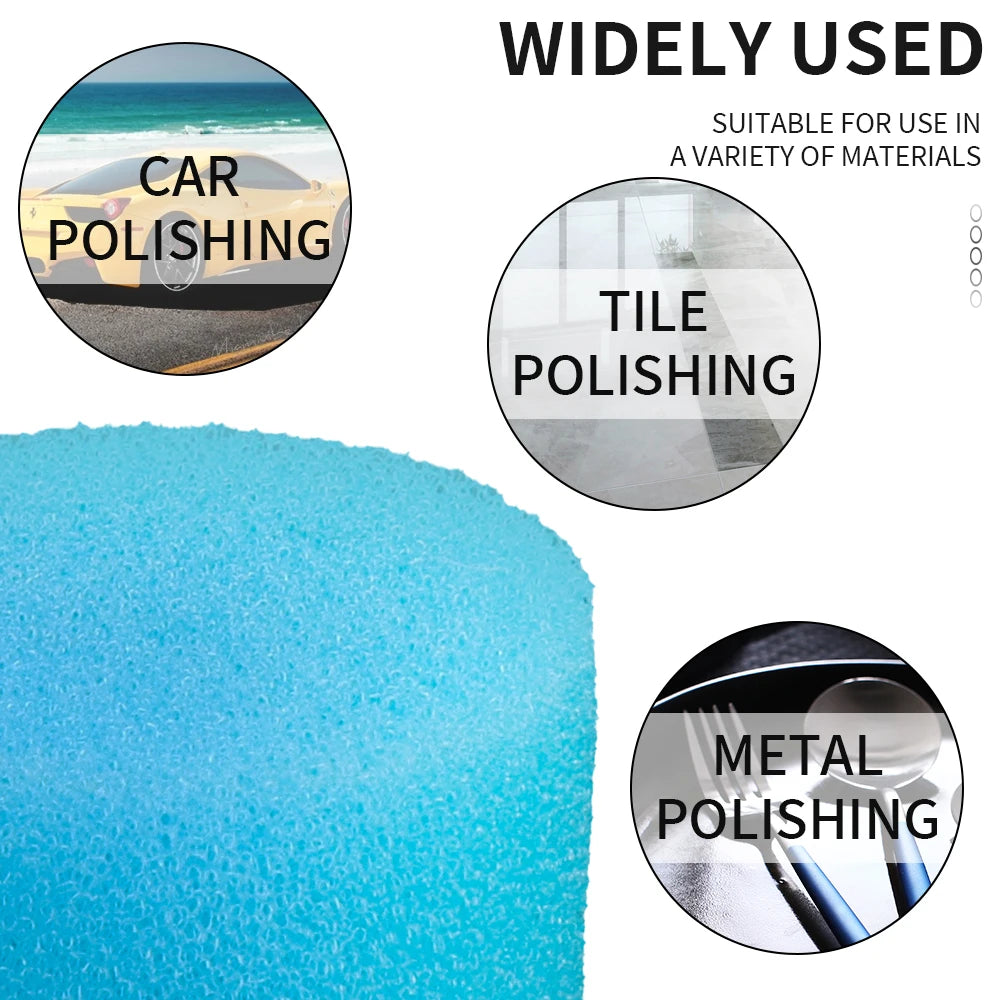 1 Inch Polishing Pad Sponge Mini Detailing Buffing Pads 25mm Hook and Loop for Car Polisher Attachment Waxing Backing Plate