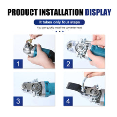 Angle Grinder Conversion Universal Head Adapter Converter M10 Thread for Type 100 Swing Saw Cutter Polisher Polish Oscillate