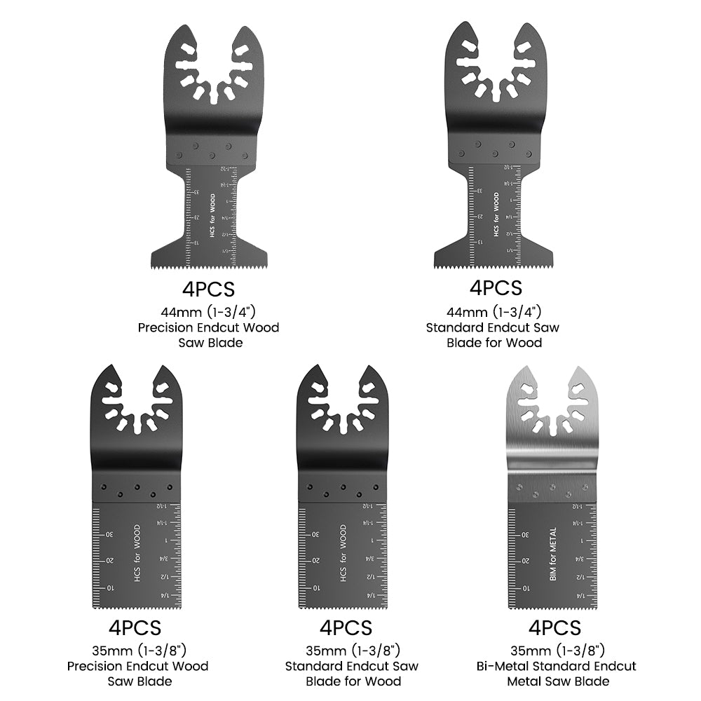 20-100Pcs Multi-Function Oscillating Blade Renovator Saw Blades Multi Power Tools Accessories Precision Universal Cutter Blade