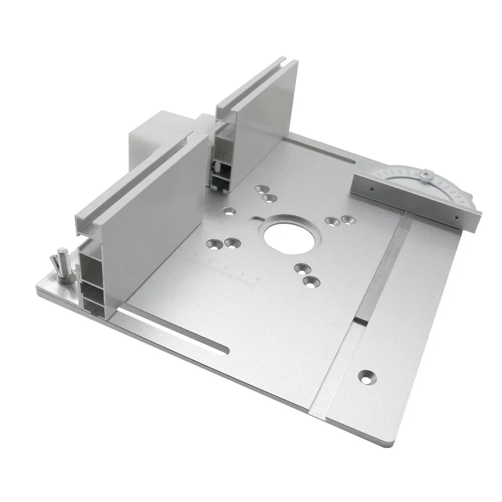 C8 Router Table Insert Plate Engraving Machine Inverted Plate Set Aluminum Alloy Trimming Milling Flip Board Woodworking Bench