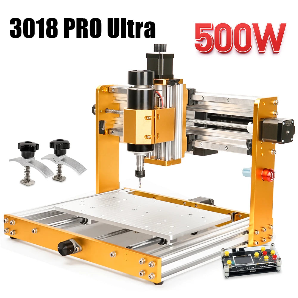 LUNYEE CNC 3018 PRO Wood Engraving Machine Laser Engraver Cnc Router For MDF PVC Epoxy Metal Carving Cutting