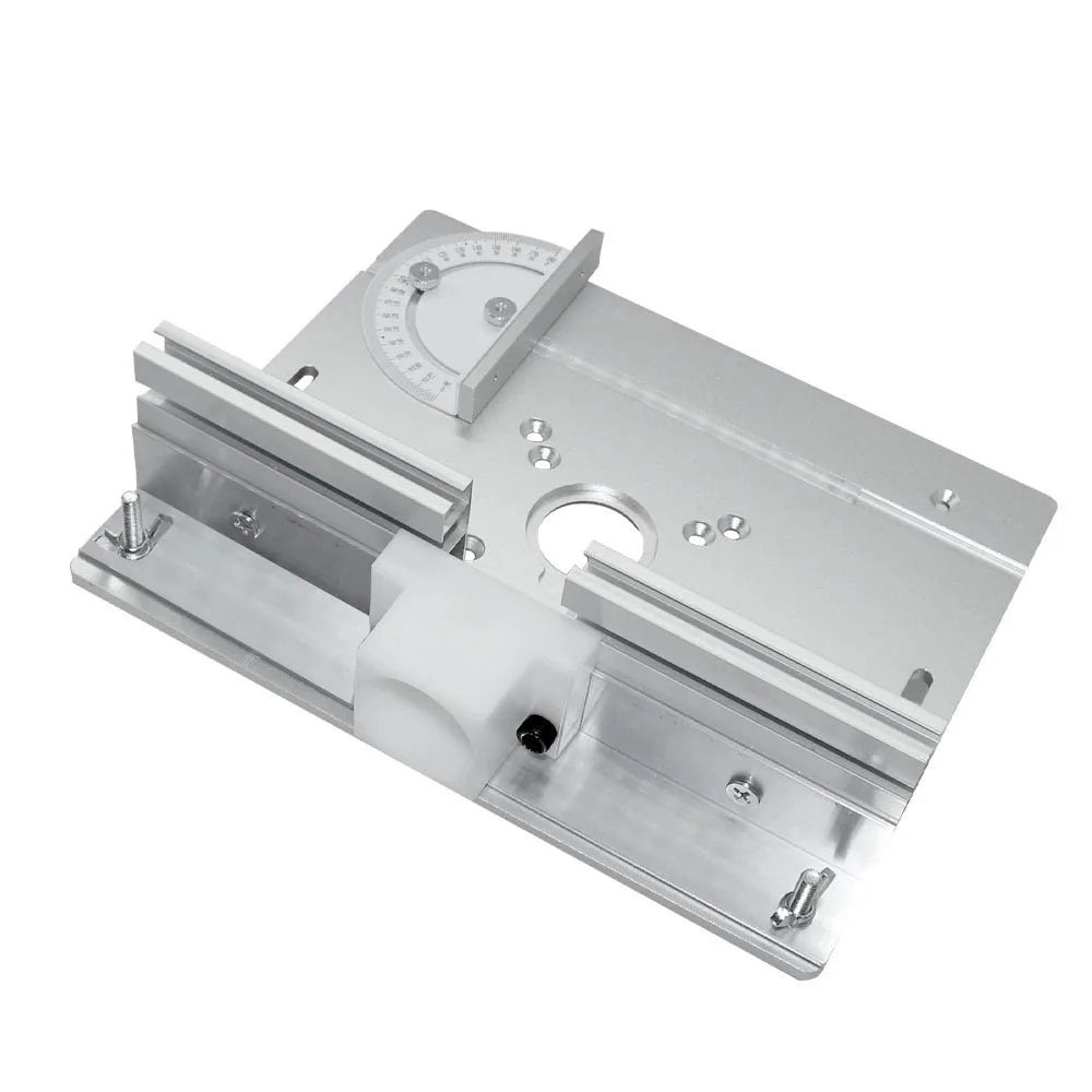 C8 Router Table Insert Plate Engraving Machine Inverted Plate Set Aluminum Alloy Trimming Milling Flip Board Woodworking Bench