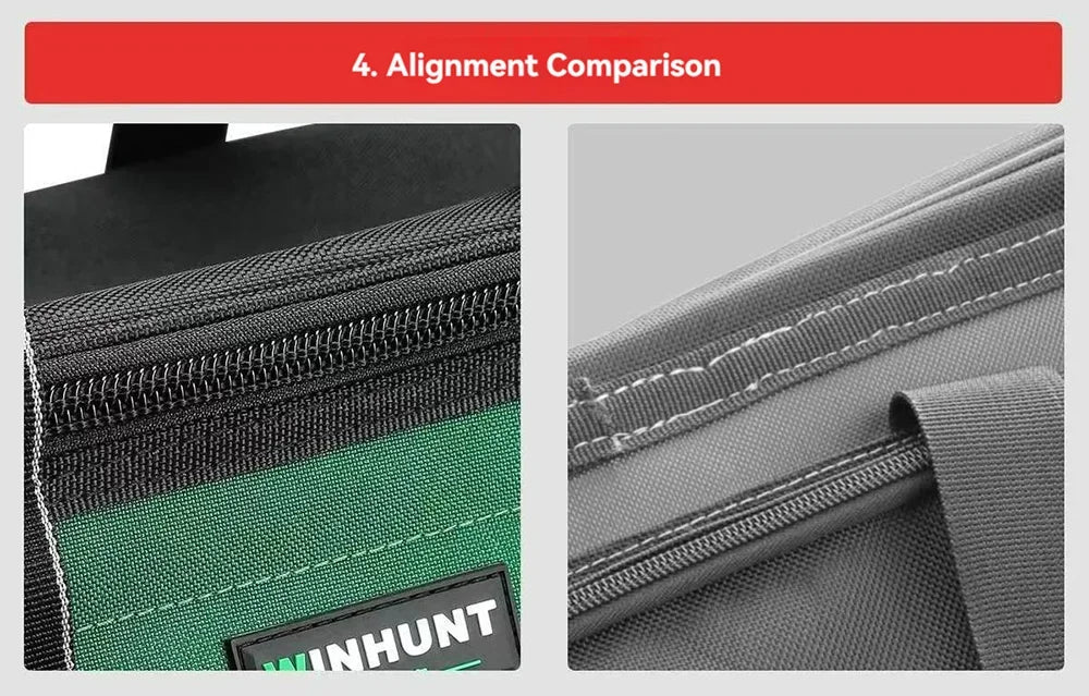 14/16/18/20/23 inch Heighten large capacity Tool Bag Thickened 1680D Oxford Waterproofed Wear-Resistant Electrician Storage Box