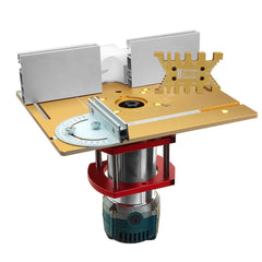 C8 Router Table Insert Plate Engraving Machine Inverted Plate Set Aluminum Alloy Trimming Milling Flip Board Woodworking Bench
