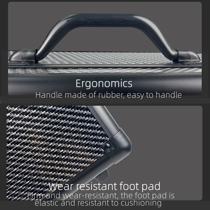 Aluminum Case Tool Box Portable Safety Instrument Toolbox Hardware Tool Case Suitcase Impact Resistant Hard Case Box 알루미늄 케이스
