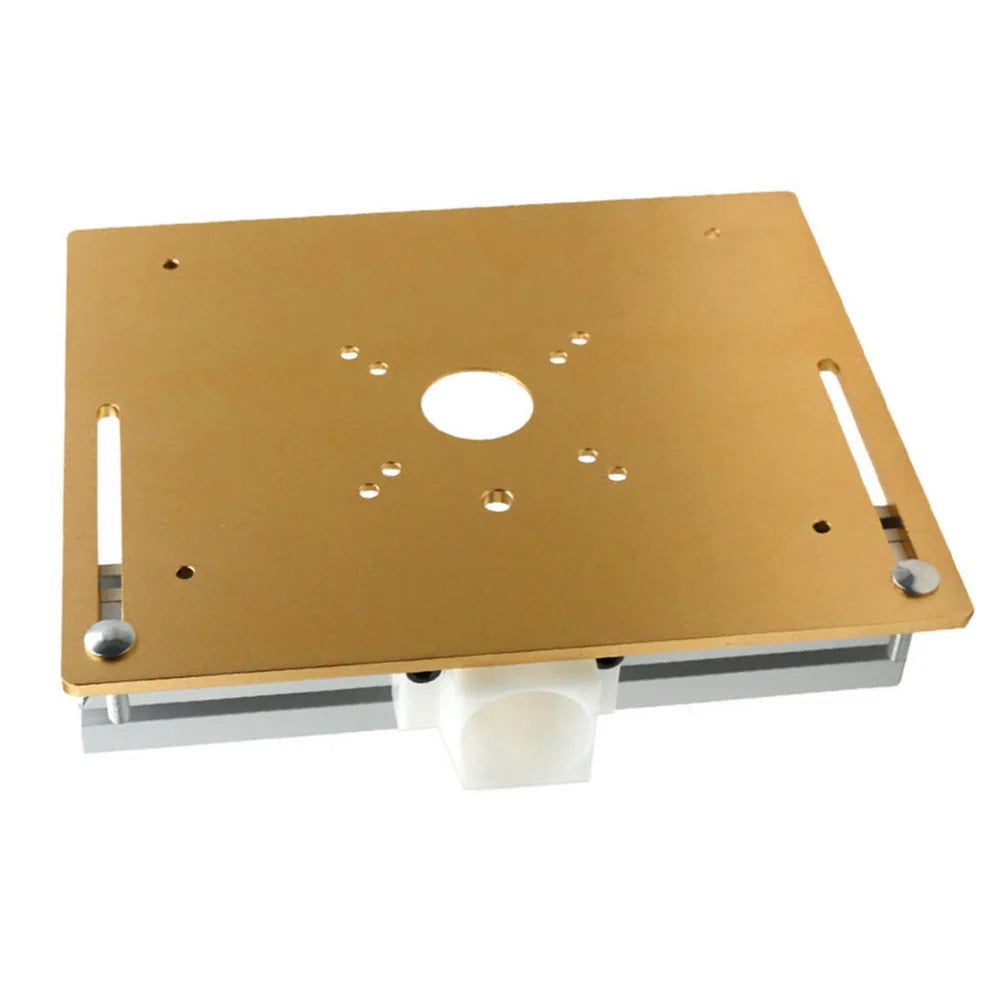 C8 Router Table Insert Plate Engraving Machine Inverted Plate Set Aluminum Alloy Trimming Milling Flip Board Woodworking Bench