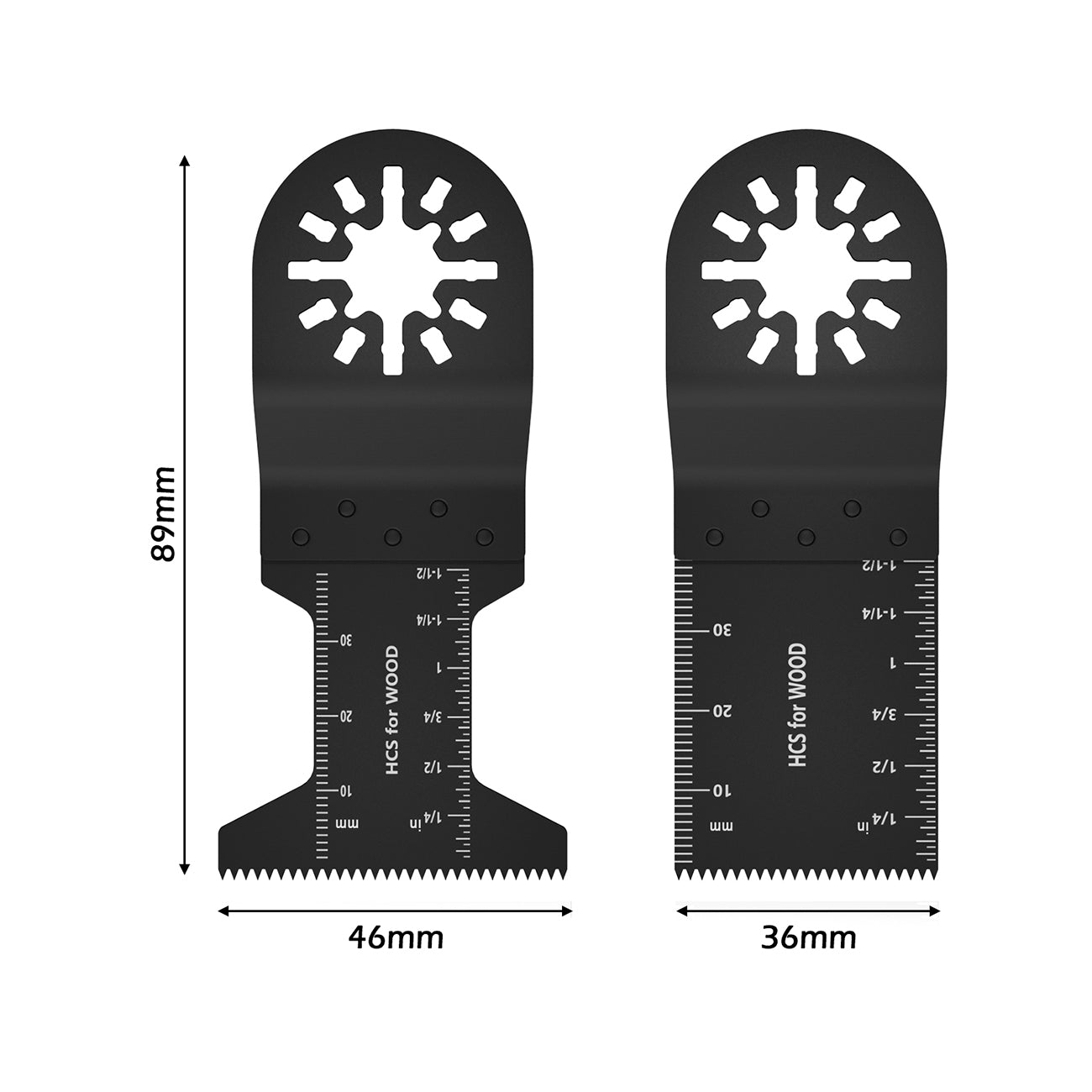 20-100Pcs Multi-Function Oscillating Blade Renovator Saw Blades Multi Power Tools Accessories Precision Universal Cutter Blade