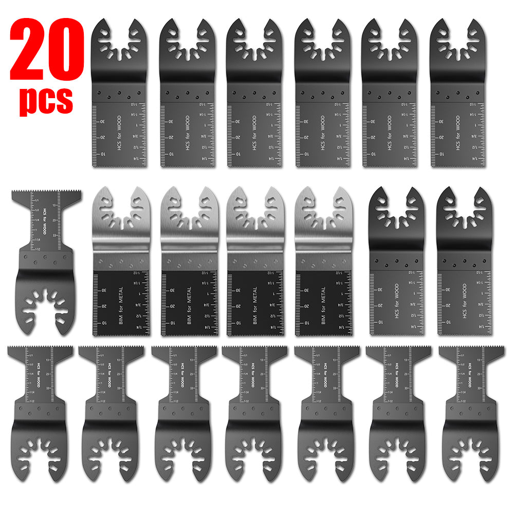 20-100Pcs Multi-Function Oscillating Blade Renovator Saw Blades Multi Power Tools Accessories Precision Universal Cutter Blade