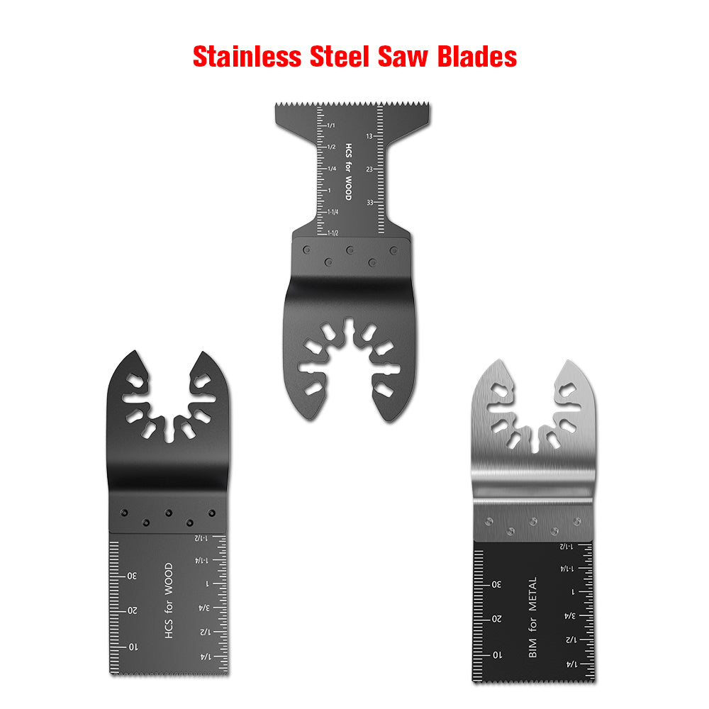 20-100Pcs Multi-Function Oscillating Blade Renovator Saw Blades Multi Power Tools Accessories Precision Universal Cutter Blade