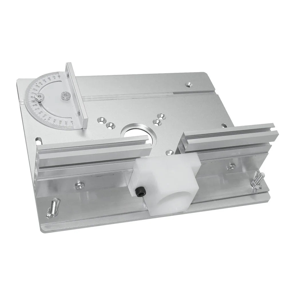 C8 Router Table Insert Plate Engraving Machine Inverted Plate Set Aluminum Alloy Trimming Milling Flip Board Woodworking Bench