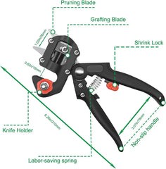 Grafting Pruner Garden Grafting Tool Professional Branch Cutter Secateur Pruning Plant Shears Boxes Fruit Tree Grafting Sciss