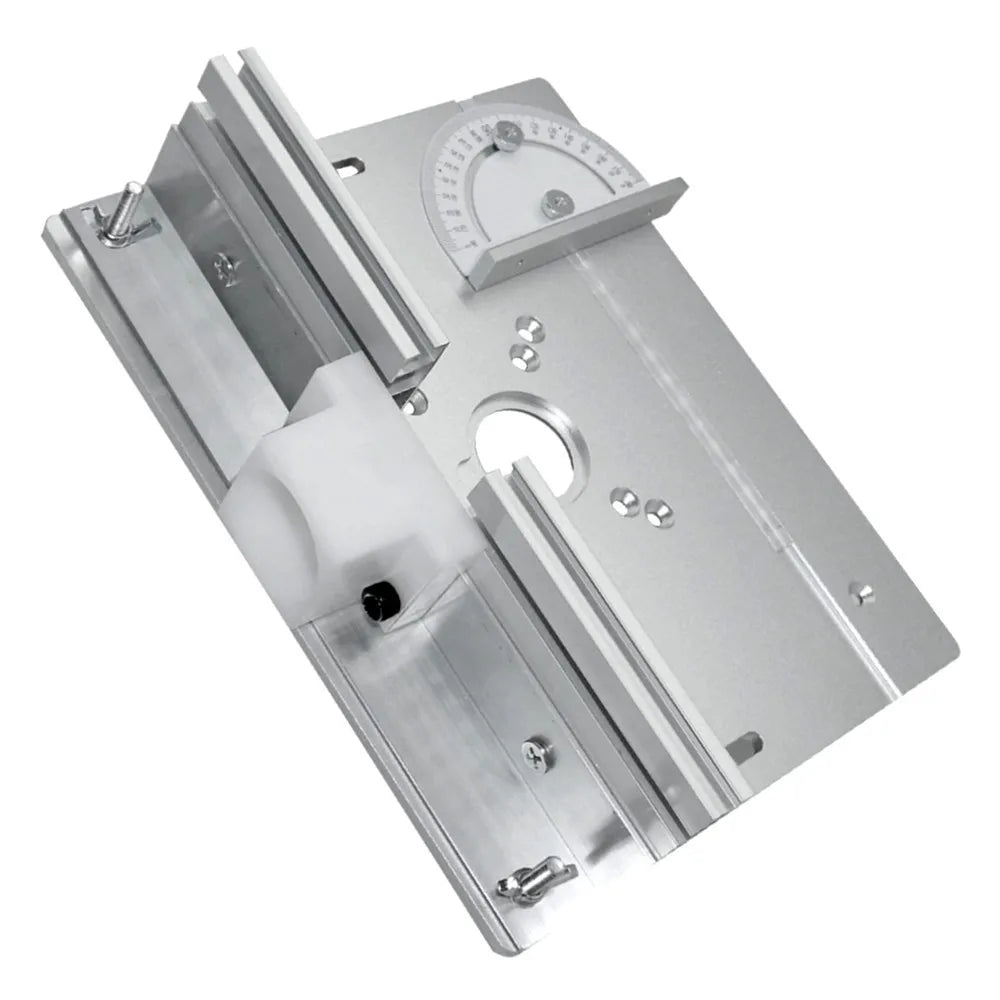 C8 Router Table Insert Plate Engraving Machine Inverted Plate Set Aluminum Alloy Trimming Milling Flip Board Woodworking Bench