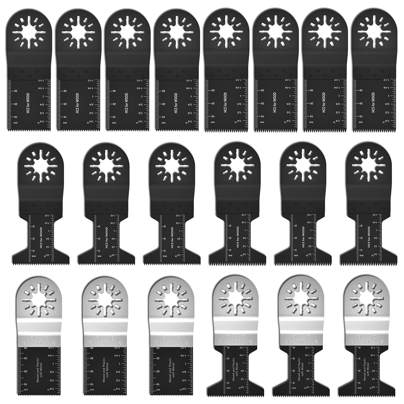 20-100Pcs Multi-Function Oscillating Blade Renovator Saw Blades Multi Power Tools Accessories Precision Universal Cutter Blade
