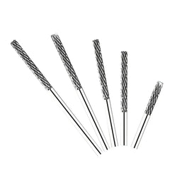 1pc 3mm 1/8 Long Shank Carbide Burs For Milling Cutter Burr Rotary 38mm-100mm For Dremel Rotary Tool Wood/Metal Hole Cutter