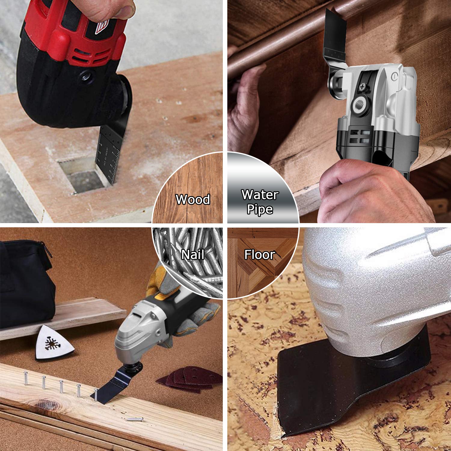 20-100Pcs Multi-Function Oscillating Blade Renovator Saw Blades Multi Power Tools Accessories Precision Universal Cutter Blade