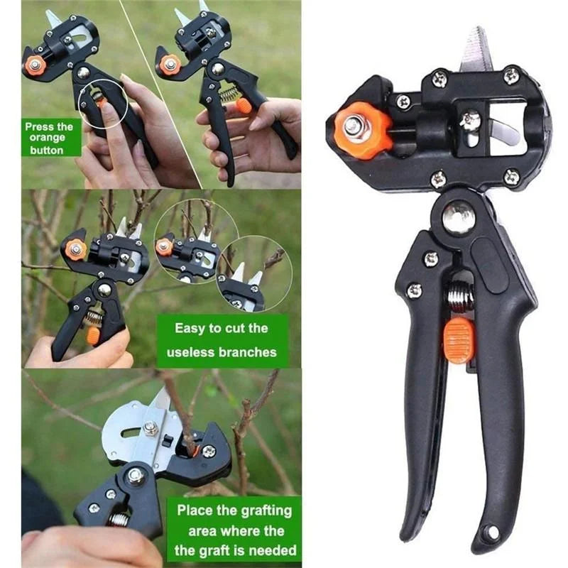 Grafting Pruner Garden Grafting Tool Professional Branch Cutter Secateur Pruning Plant Shears Boxes Fruit Tree Grafting Sciss