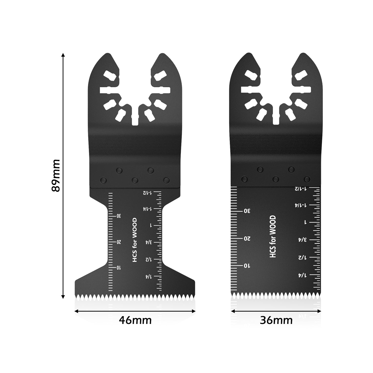 20-100Pcs Multi-Function Oscillating Blade Renovator Saw Blades Multi Power Tools Accessories Precision Universal Cutter Blade