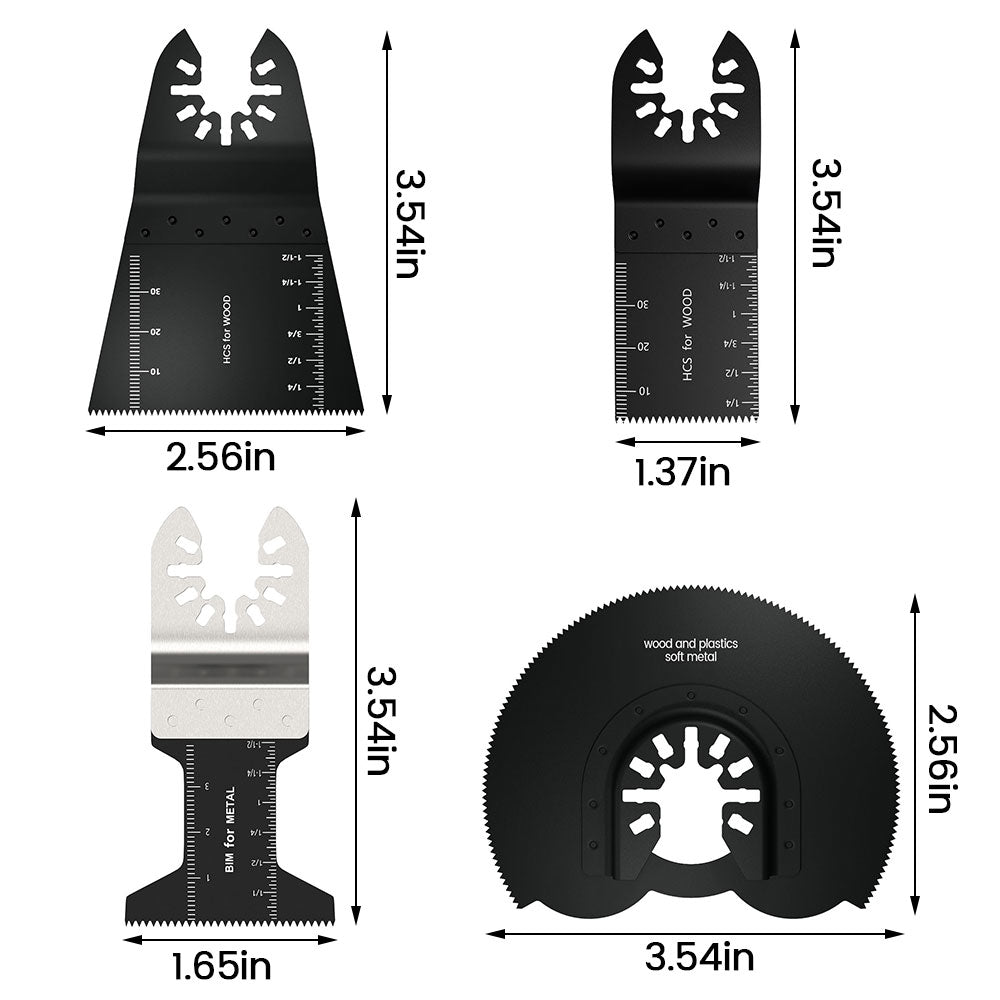 20-100Pcs Multi-Function Oscillating Blade Renovator Saw Blades Multi Power Tools Accessories Precision Universal Cutter Blade