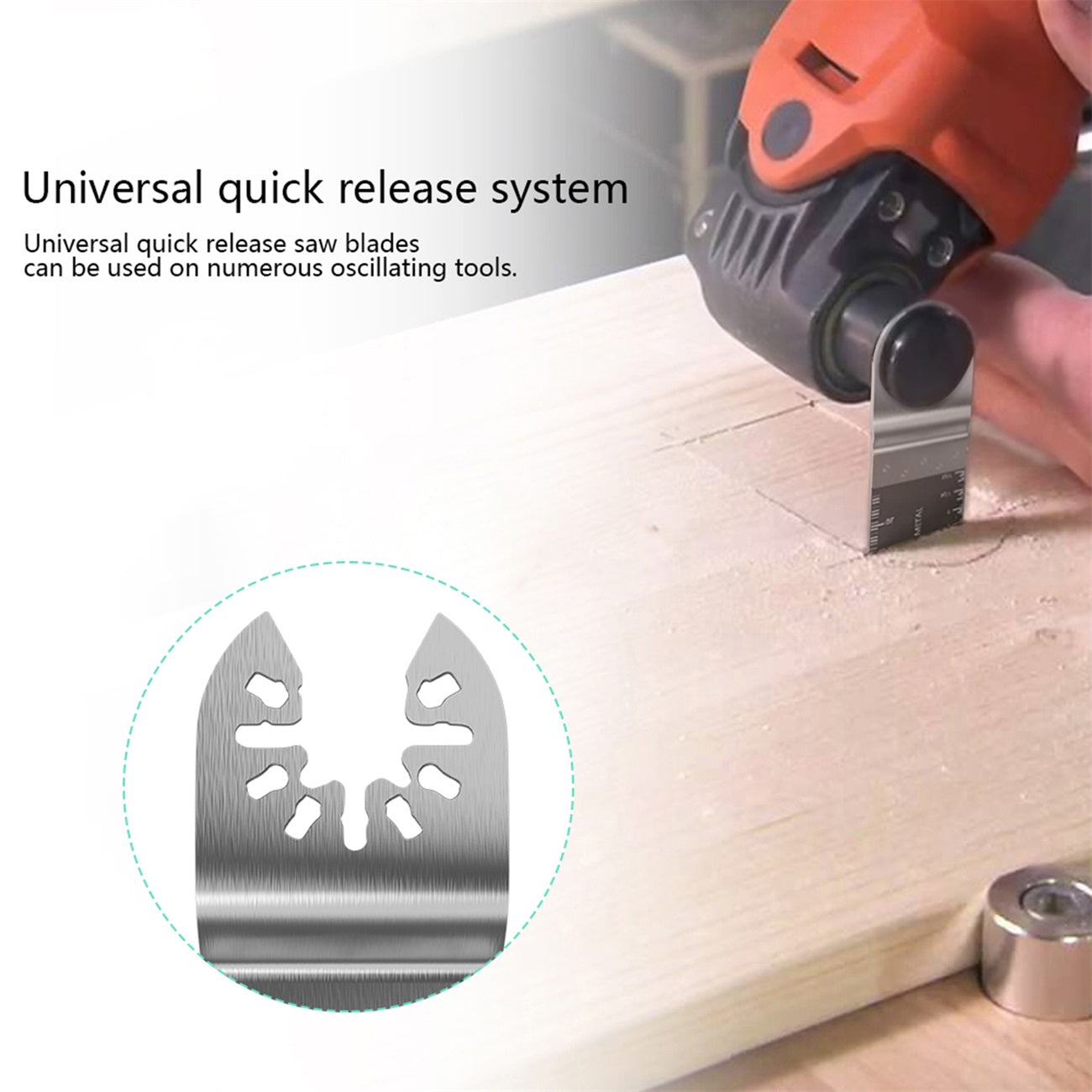 20-100Pcs Multi-Function Oscillating Blade Renovator Saw Blades Multi Power Tools Accessories Precision Universal Cutter Blade