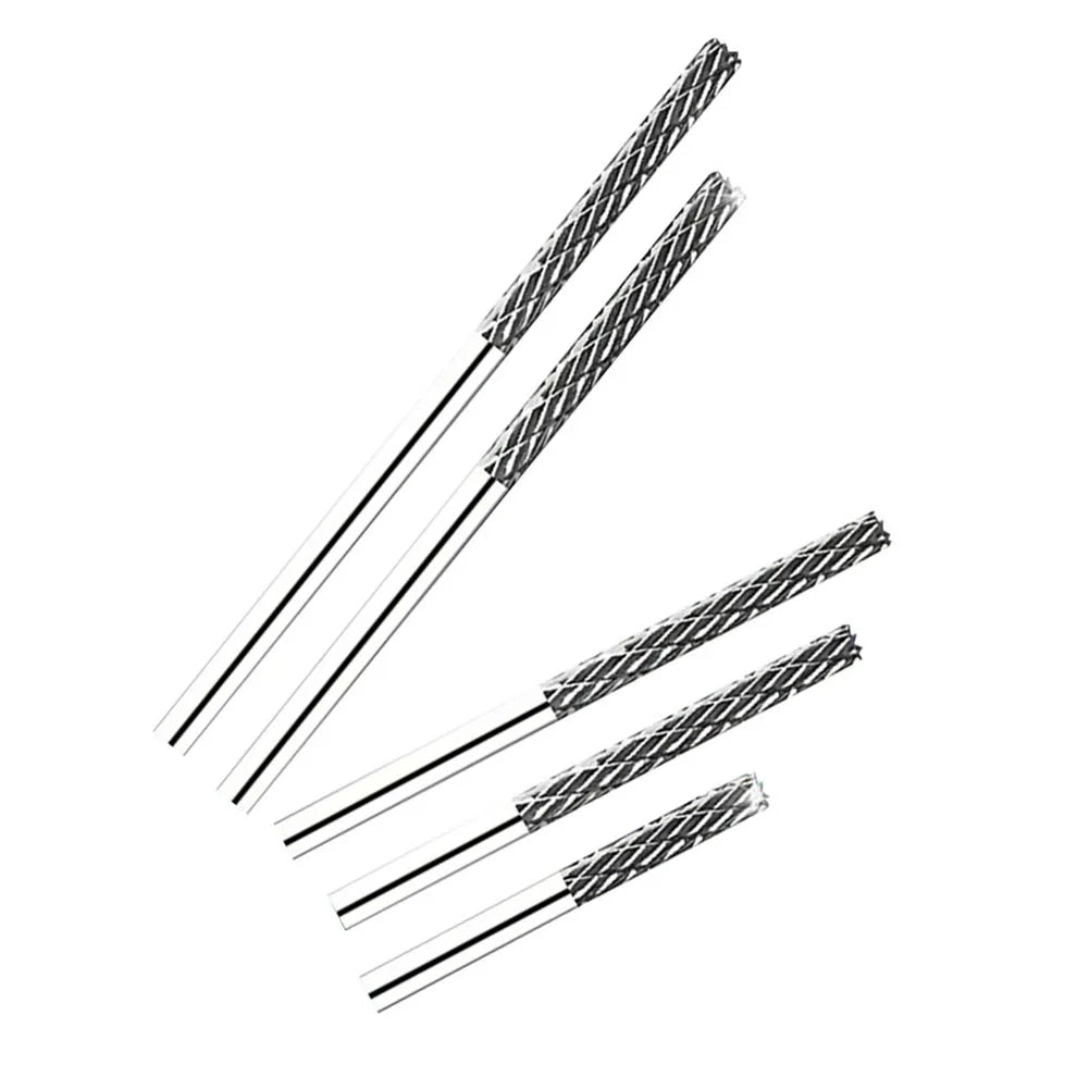 1pc 3mm 1/8 Long Shank Carbide Burs For Milling Cutter Burr Rotary 38mm-100mm For Dremel Rotary Tool Wood/Metal Hole Cutter
