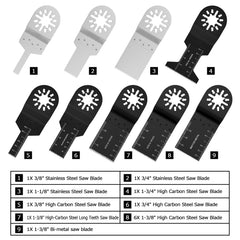 20-100Pcs Multi-Function Oscillating Blade Renovator Saw Blades Multi Power Tools Accessories Precision Universal Cutter Blade