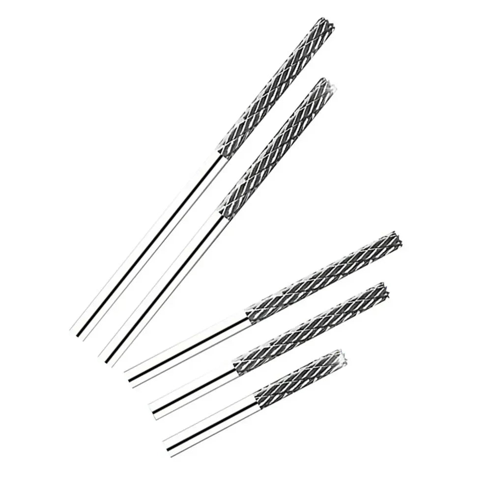 1pc 3mm 1/8 Long Shank Carbide Burs For Milling Cutter Burr Rotary 38mm-100mm For Dremel Rotary Tool Wood/Metal Hole Cutter