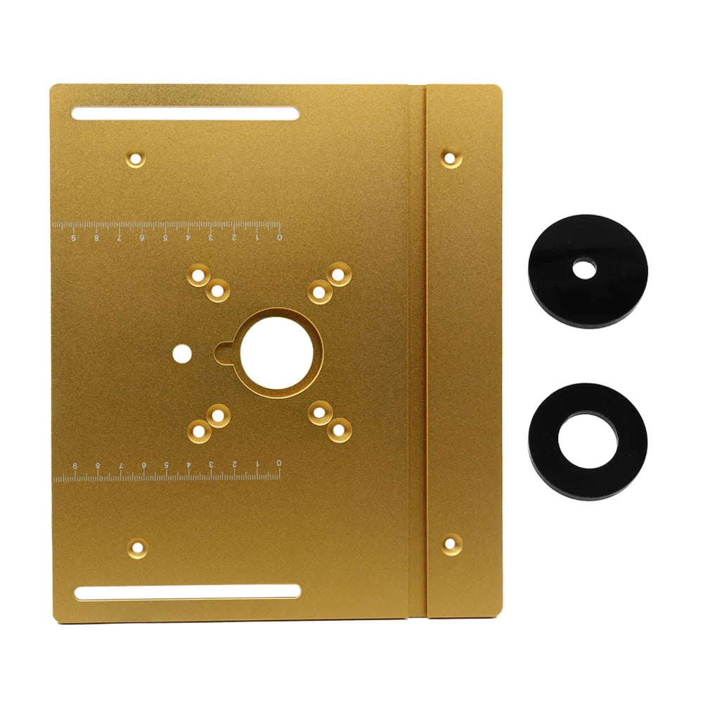 C8 Router Table Insert Plate Engraving Machine Inverted Plate Set Aluminum Alloy Trimming Milling Flip Board Woodworking Bench