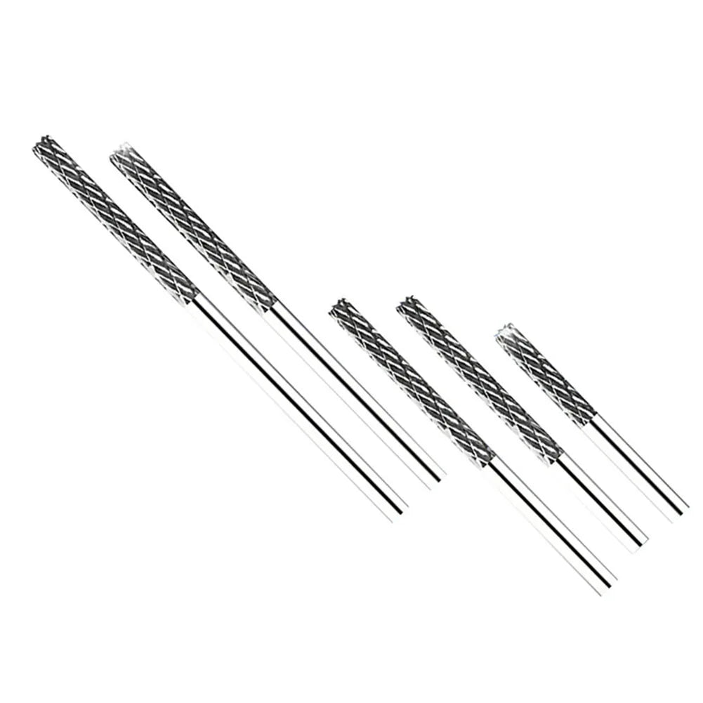 1pc 3mm 1/8 Long Shank Carbide Burs For Milling Cutter Burr Rotary 38mm-100mm For Dremel Rotary Tool Wood/Metal Hole Cutter