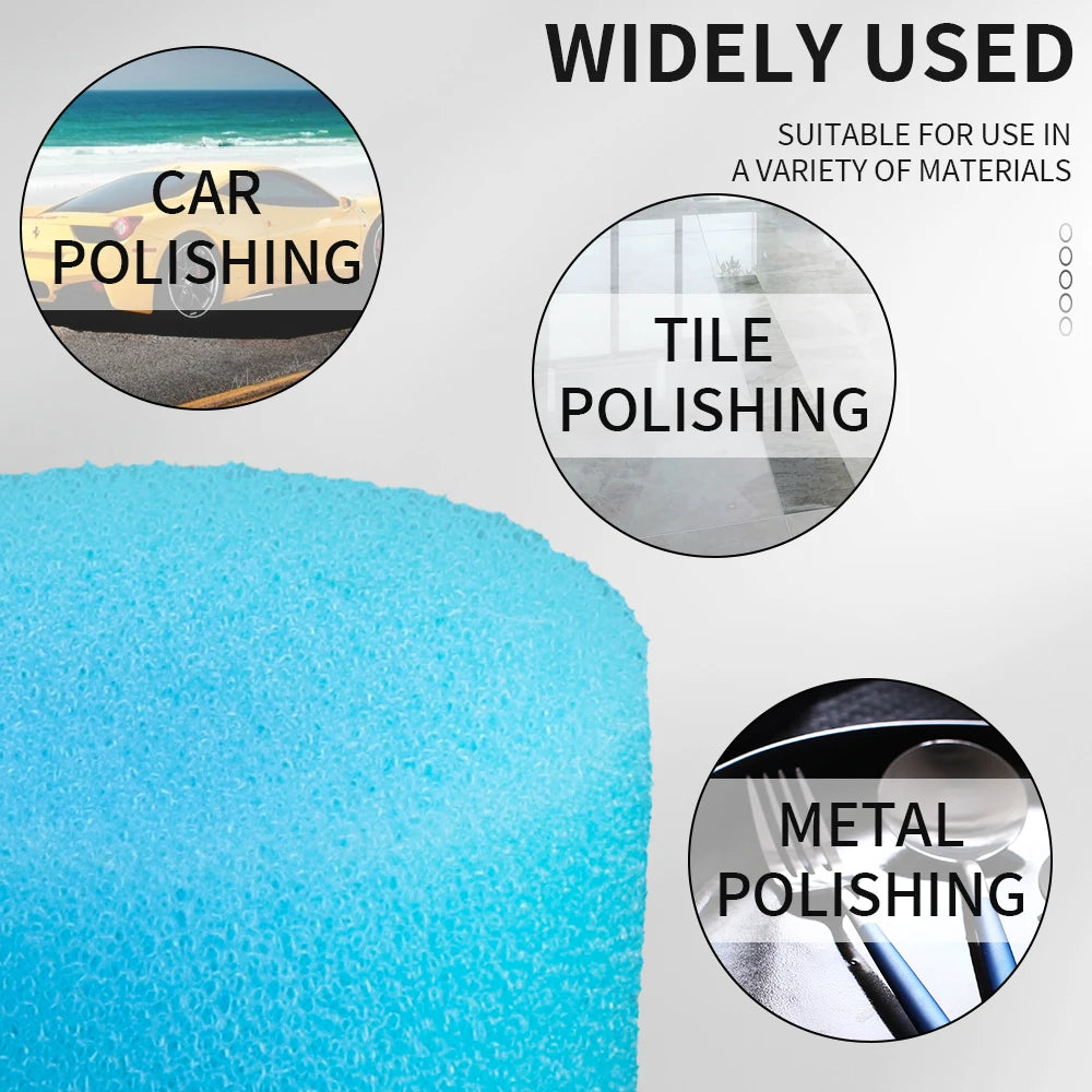 1 Inch Polishing Pad Sponge Mini Detailing Buffing Pads 25mm Hook and Loop for Car Polisher Attachment Waxing Backing Plate