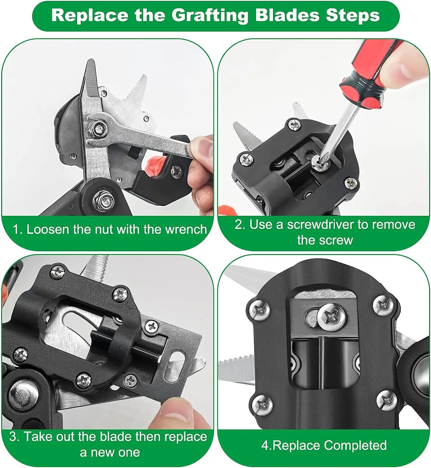 Grafting Pruner Garden Grafting Tool Professional Branch Cutter Secateur Pruning Plant Shears Boxes Fruit Tree Grafting Sciss