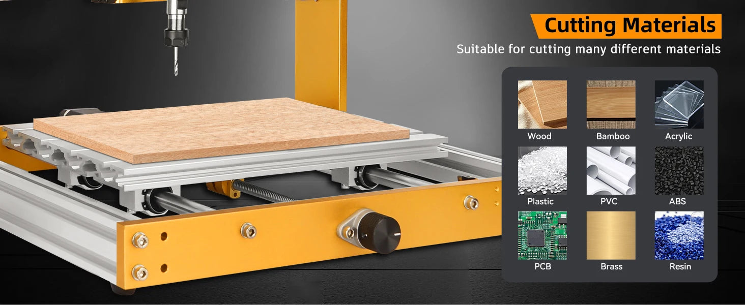 LUNYEE CNC 3018 PRO Wood Engraving Machine Laser Engraver Cnc Router For MDF PVC Epoxy Metal Carving Cutting