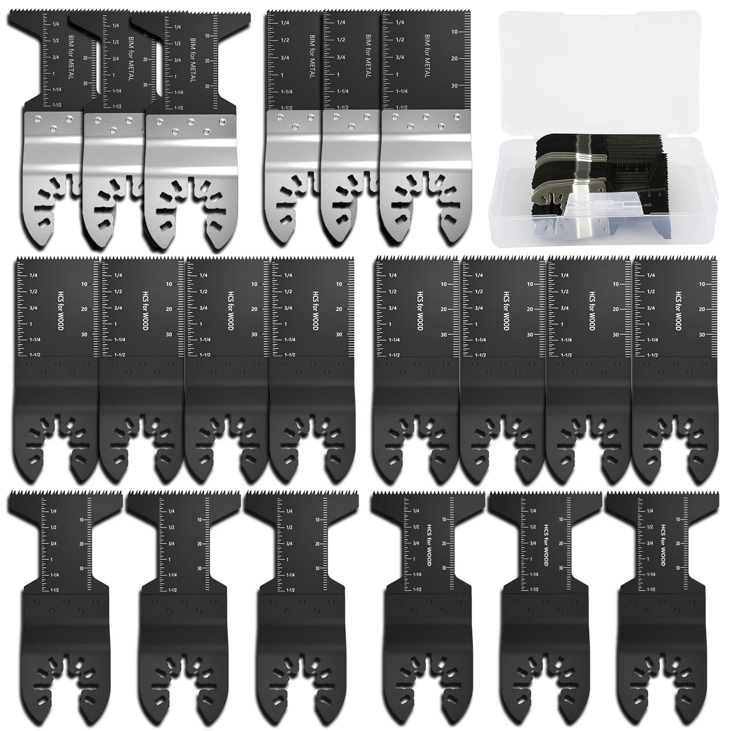 20-100Pcs Multi-Function Oscillating Blade Renovator Saw Blades Multi Power Tools Accessories Precision Universal Cutter Blade