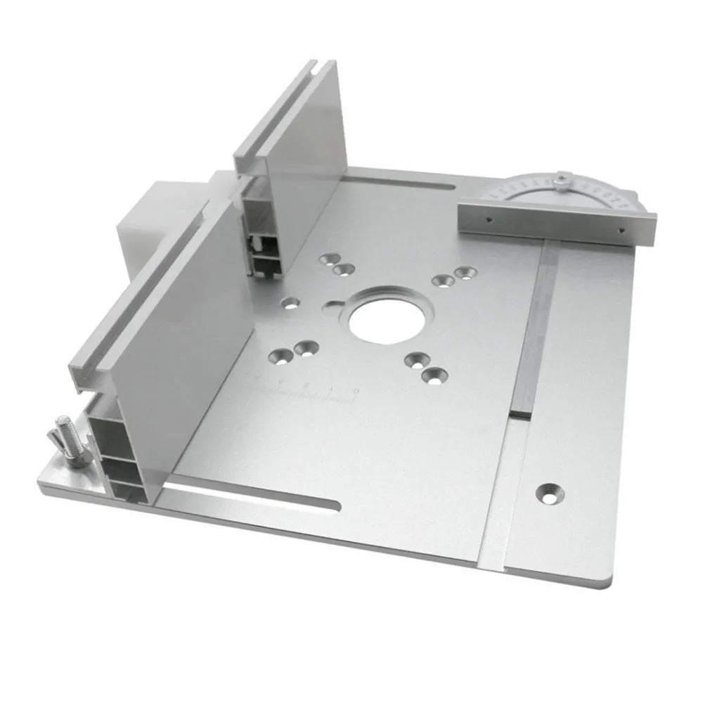 C8 Router Table Insert Plate Engraving Machine Inverted Plate Set Aluminum Alloy Trimming Milling Flip Board Woodworking Bench