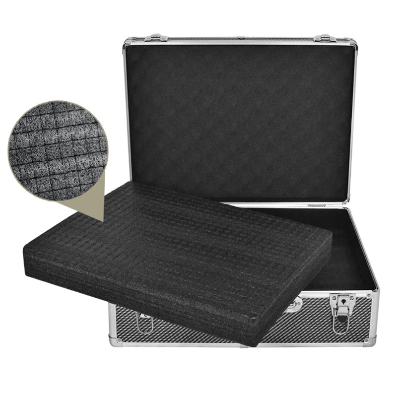Aluminum Case Tool Box Portable Safety Instrument Toolbox Hardware Tool Case Suitcase Impact Resistant Hard Case Box 알루미늄 케이스