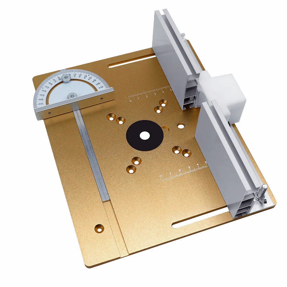 C8 Router Table Insert Plate Engraving Machine Inverted Plate Set Aluminum Alloy Trimming Milling Flip Board Woodworking Bench